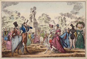 Monstrosities of 1822 by George (after) Cruikshank