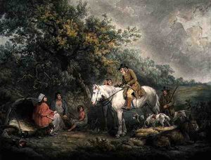 Morning, or The Benevolent Sportsman, engraved and pub. by Joseph Grozer (c.1755-99)