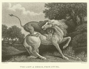 The Lion and Horse, from Stubs