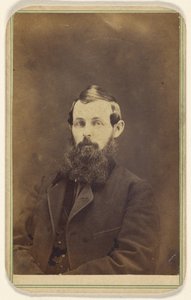 Unidentified Man with Full Beard, Seated by George A. Lenzi