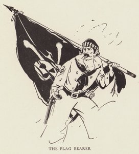 The flag bearer by George Alfred Williams