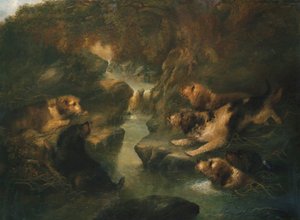 Otter Hunting by George Armfield