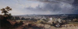 Paris, seen from the heights of Montmartre by George Arnald