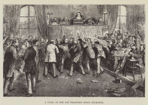 A Panic at the San Francisco Stock Exchange by George Augustus Sala