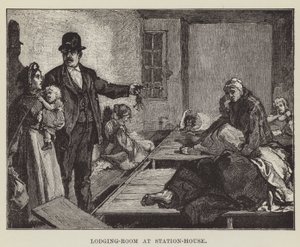 Lodging-Room at Station-House by George Augustus Sala