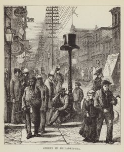 Street in Philadelphia by George Augustus Sala
