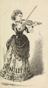 Woman Playing the Violin