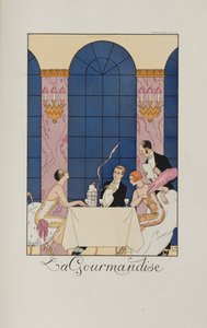 Falbalas et fanfreluches: La Gourmandise by George Barbier