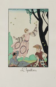 Falbalas et Fanfreluches: Papillons, 1921 by George Barbier