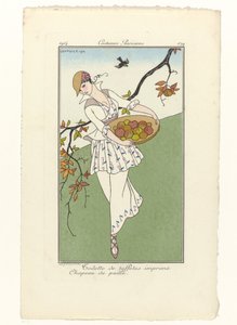 Journal des Dames et des Modes, Costumes Parisiens, 1914, No. 179: Taffeta Dresses