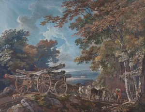Timber Wain on a Rough Road by George Barret