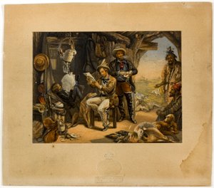 Australia, News from Home by George Baxter