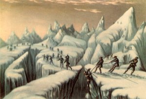 Stage in the ascent of Mont Blanc