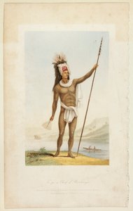 Te Po, a Chief of Rarotonga by George Baxter