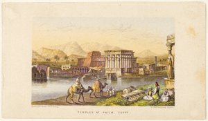 Temples of Philae, Egypt by George Baxter