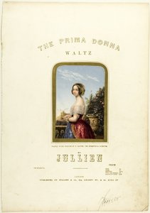 The Bride, cover for The Prima Donna Waltz sheet music