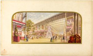 The Great Exhibition (Interior) by George Baxter