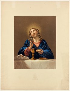The Saviour Blessing the Bread by George Baxter