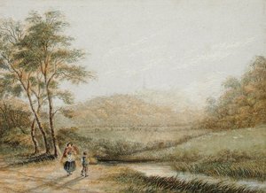 View from Harrow-on-the-Hill by George Baxter