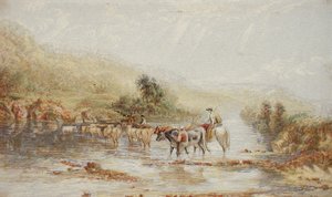 Welsh Drovers by George Baxter