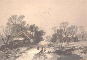 Winter by George Baxter