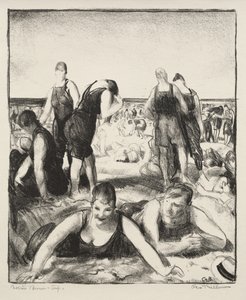 Bathing Beach by George Bellows