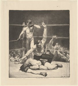 Counted Out, First Stone by George Bellows
