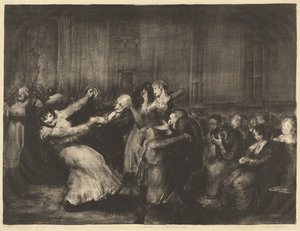 Dance in a Madhouse by George Bellows