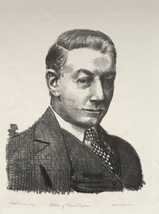 Sketch of Frank Byrne by George Bellows