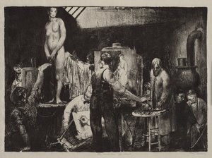 The Life Class by George Bellows