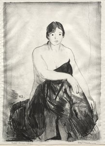 The Model, Second Stone by George Bellows