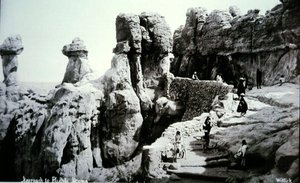 The Approach to Pueblo Acoma, New Mexico