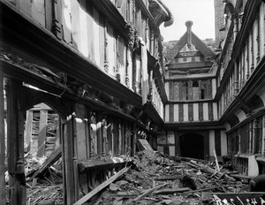 Bomb Damage to Ford