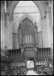 York Minster, Minster Yard, York, 1942 by George Bernard Wood