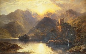 A Highland Loch by George Blackie Sticks