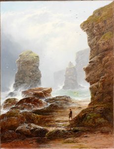 The Cliffs at Marsden Bay by George Blackie Sticks