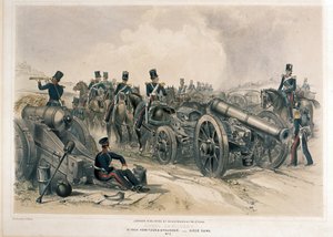 Royal Artillery, siege guns by George Bryant (after) Campion