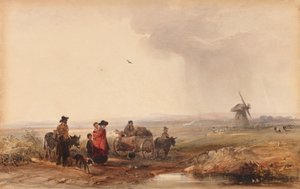 Gypsy Camp, Holland, 1800s