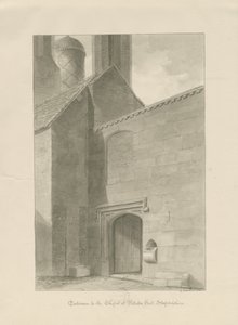 Pillaton Hall - Chapel Entrance by George Buckler