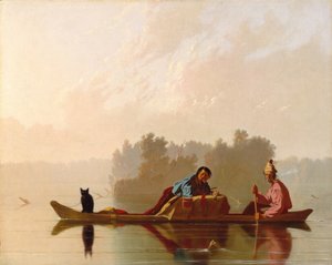Fur Traders Descending the Missouri