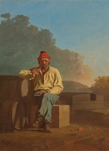 Mississippi Boatman by George Caleb Bingham