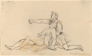 The Death of General Warren by George Caleb Bingham