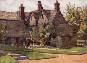 Oxford: The Cottages, Trinity College by George Carline