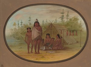 A Flathead Chief with His Family, 18551869