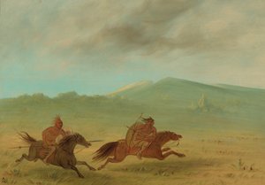 An Osage Indian Pursuing a Camanchee