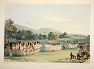 Ball-Player Dance, 1845 by George Catlin