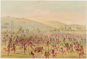 Ball Play by George Catlin