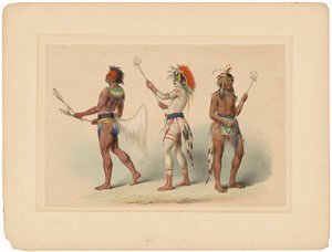 Ball Players by George Catlin
