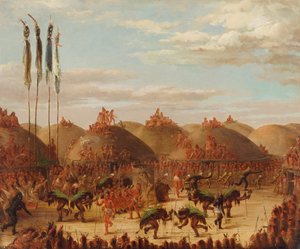 Bull Dance, Mandan O-kee-pa Ceremony, 1832