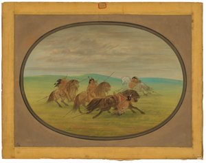 Comanchee Horsemanship by George Catlin
